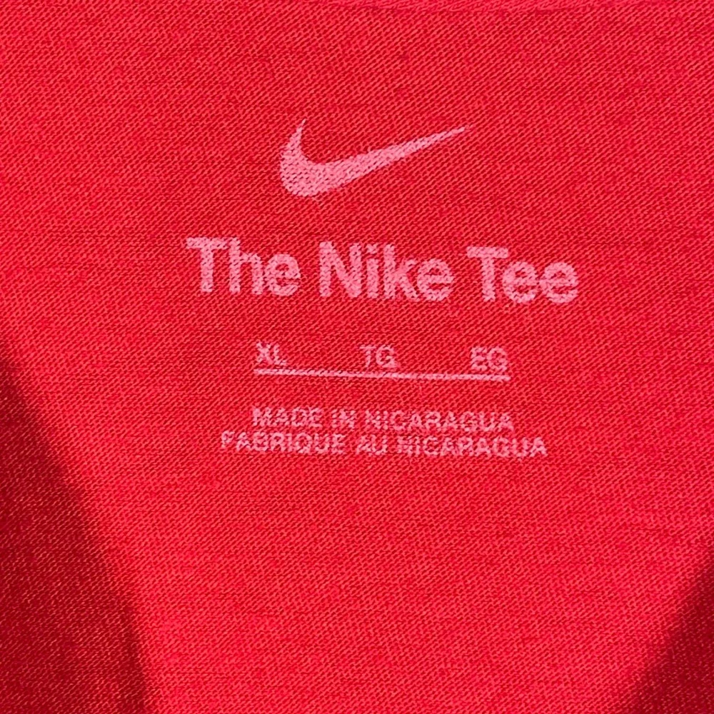 Nike Ohio State Buckeyes Mens XL Red Graphic T-Shirt The Nike Tee Short Sleeve